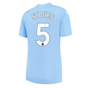 Manchester City John Stones #5 Replika Hjemmebanetrøje Dame 2023-24 Kortærmet
